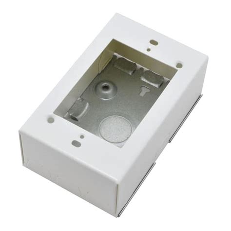 wiremold 1-gang metal old electrical box|1 gang surface junction box.